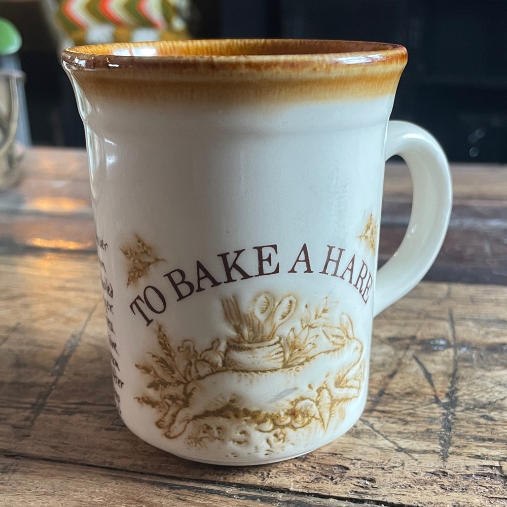 Vintage Biltons Made In England “To Bake A Hare” Mug